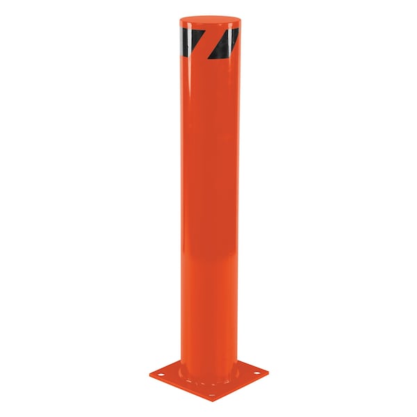 Vestil STEEL PIPE SAFETY BOLLARD 42"X6.5" ORNGE BOL-42-6.5-OR - main